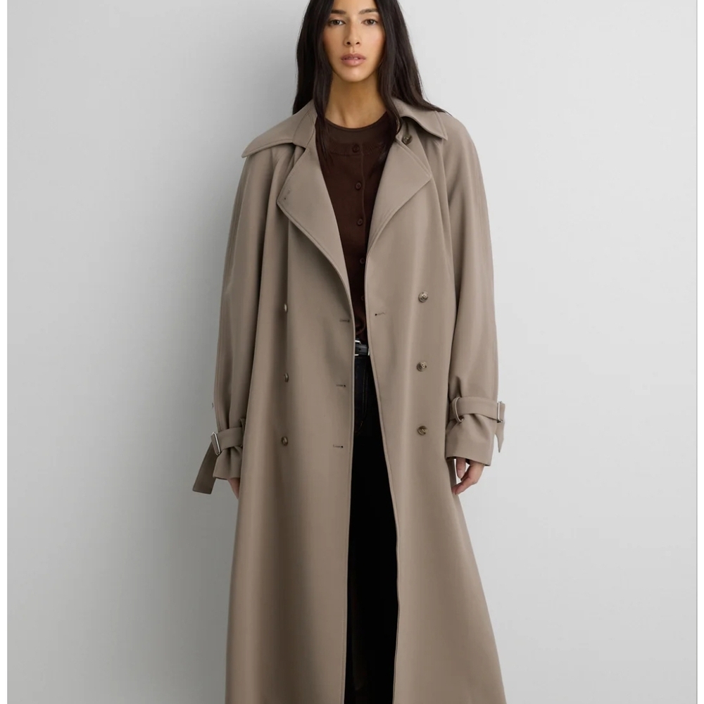 OAK + FORT Oversized Trench Coat
